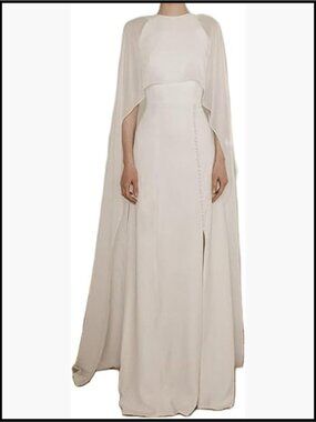 Chiffon Shawl Wrap Cape Mesh Sheer Poncho Flowy Capelet Evening Dress Party